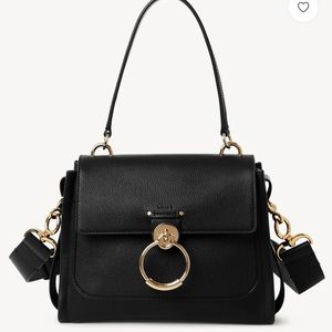Authentic Chloé Small Tess Day Bag in black